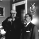 Supreme Court Justice Thurgood Marshall talks with William T. Coleman prior to Coleman’s swearing-in as secretary of transportation March 7, 1975, in Washington, D.C. (David Hume Kennerly/Getty Images)